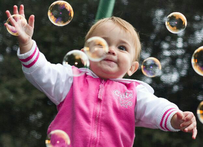 Bubbles are fun